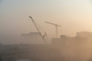 Construction-in-fog